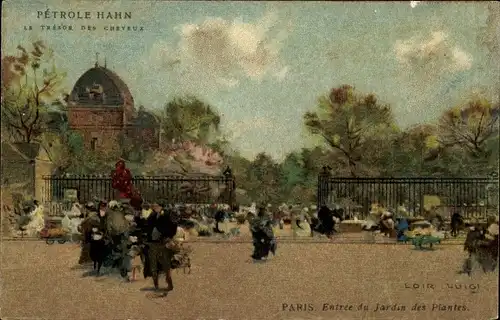 Künstler Ak Luigi, L., Paris V. Arrondissement Panthéon, Entree du Jardin des Plantes