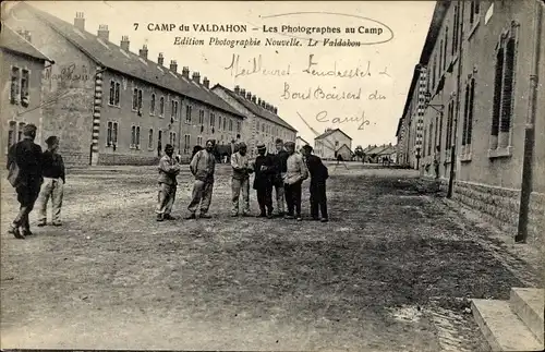 Ak Le Valdahon Doubs, Les Photographes au Camp
