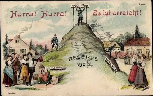Litho Hurra es ist erreicht, Reserve