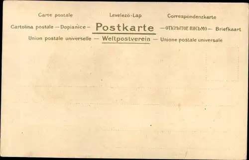 Ak Vermenschlichte Hunde am Esstisch, Kellner