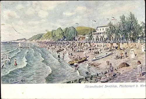 Ak Möltenort Heikendorf an der Kieler Förde, Strandhotel Seeblick