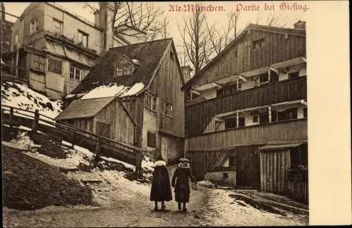 Ak Giesing München Bayern, Straßenpartie, Lohstraße 23