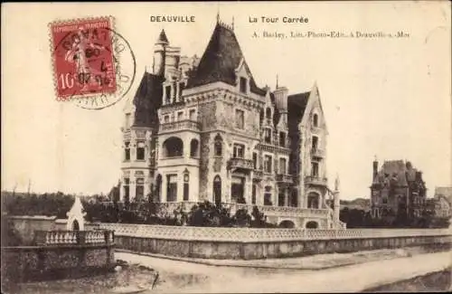 Ak Deauville Calvados, La Tour Carree