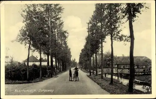 Ak Maartensdijk Utrecht Niederlande, Dorpsweg