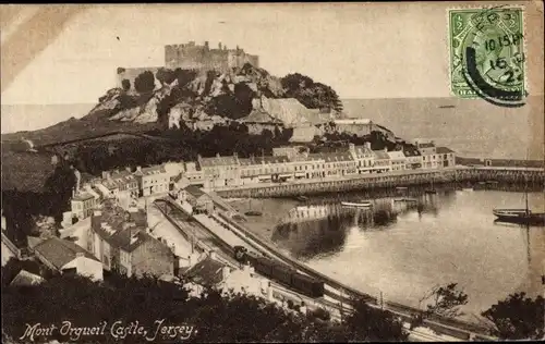 Ak Gorey Jersey Kanalinseln, Mont Orgueil Castle