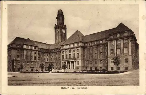 Ak Gelsenkirchen im Ruhrgebiet, Rathaus