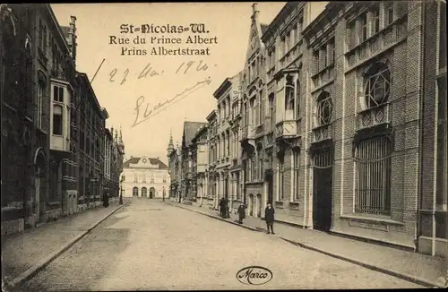 Ak Saint Nicolas Wallonien Lüttich, Rue du Prince Albert