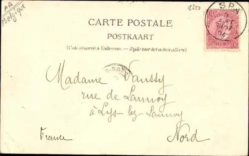 Ak Spa Wallonien Lüttich, Etablissement des Bains