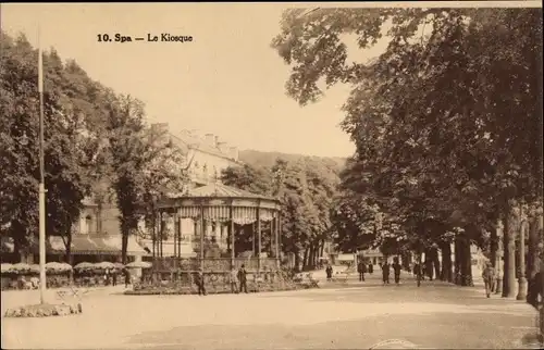 Ak Spa Wallonien Lüttich, Le Kiosque