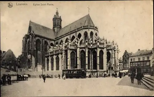 Ak Louvain Leuven Flämisch Brabant, Eglise Saint Pierre