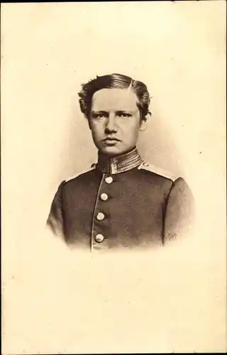 Ak Generalfeldmarschall von Hindenburg um 1865, Kadett, Portrait