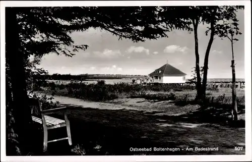 Ak Ostseebad Boltenhagen, Partie an der Strandpromenade