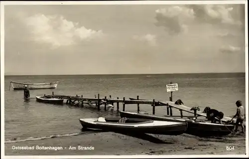 Ak Ostseebad Boltenhagen, Strand, Steg, Boote