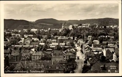 Ak Arnsberg im Sauerland Westfalen, Totalansicht, Vogelschau