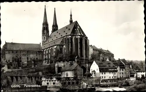 Ak Görlitz in der Lausitz, Peterskirche