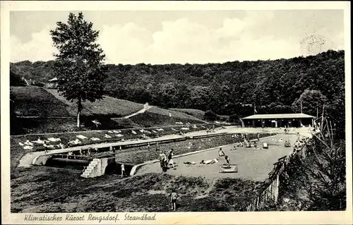 Ak Rengsdorf im Westerwald, Strandbad