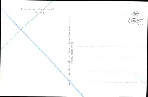 Ak Spangenberg in Hessen, Totale