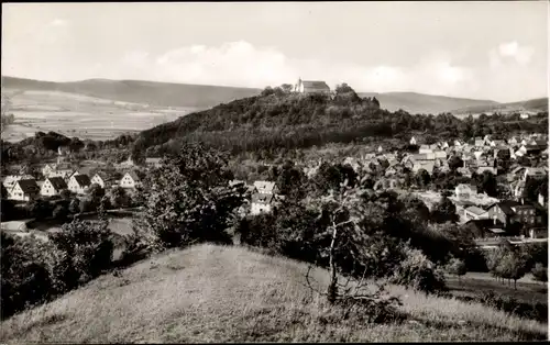 Ak Spangenberg in Hessen, Gesamtansicht, Schloss