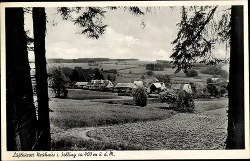 Ak Neuhaus im Solling Holzminden Niedersachsen, Blick zum Ort