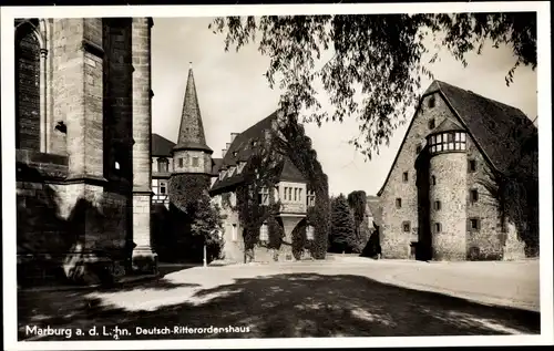 Ak Marburg Lahn, Deutsch Ritterordenshaus