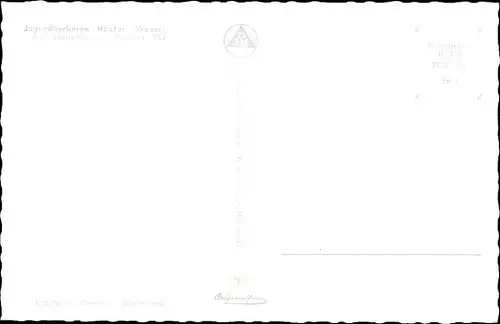 Ak Höxter an der Weser, Jugendherberge