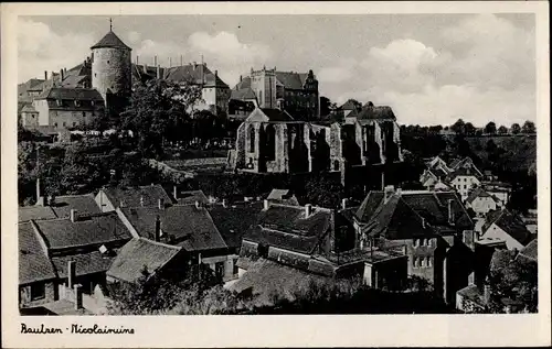 Ak Bautzen in der Oberlausitz, Nicolairuine