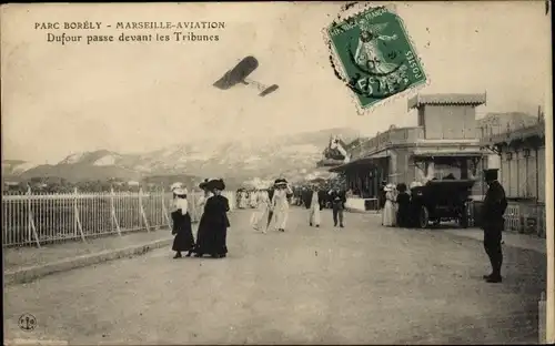 Ak Marseille Bouches du Rhône, Parc Borely, Aviation