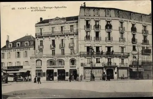 Ak Vichy Allier, Hotel de l'Europe Splendide et d'Orleans