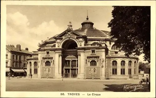 Ak Troyes Aube, Le Cirque