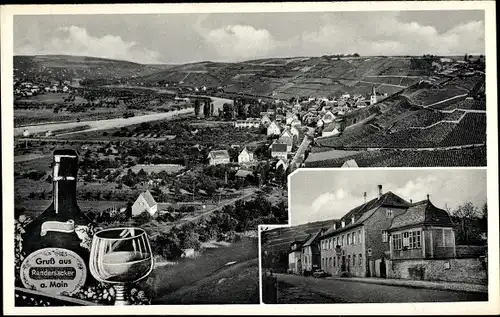 Ak Randersacker am Main Unterfranken, Gasthaus zur Krone, Totalansicht