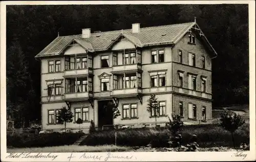 Ak Tabarz im Thüringer Wald, Hotel Leuchtenburg