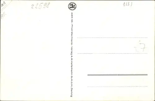 Ak Gdańsk Danzig, Sternwarte, Rathaus, Marienkirche, Krantor