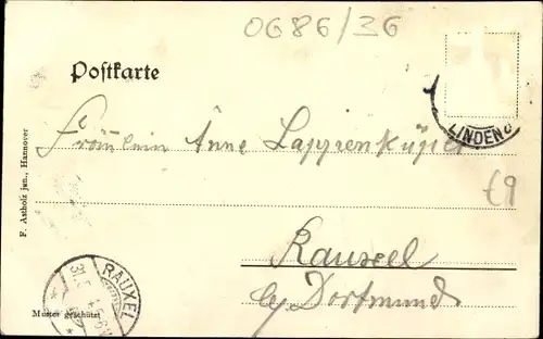 Ak Hannover in Niedersachsen, Bahnhofstraße, Geschäfte, Schwalben