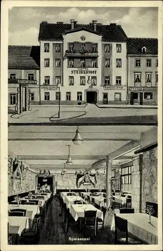 Ak Klagenfurt am Wörthersee Kärnten, Hotel Steirerhof, Vereinsheim der Steirer