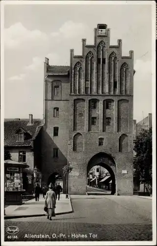 Ak Olsztyn Allenstein Ostpreußen, Hohes Tor