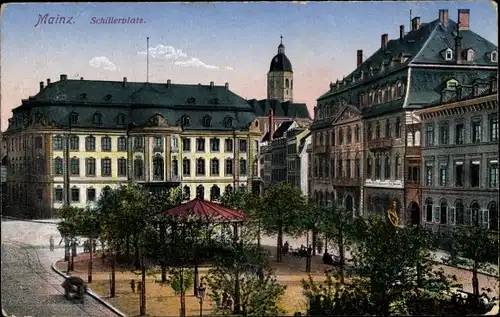 Ak Mainz in Rheinland Pfalz, Schillerplatz