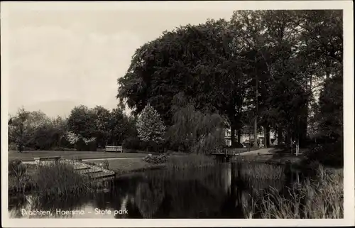 Ak Drachten Friesland Niederlande, State Park, Haersma