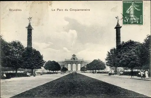 Ak Bruxelles Brüssel, Le Parc du Cinquantenaire