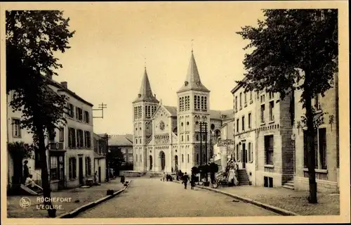 Ak Rochefort Wallonien Namur, L'Eglise