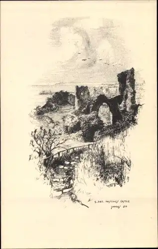 Ak Hastings East Sussex England, Castle