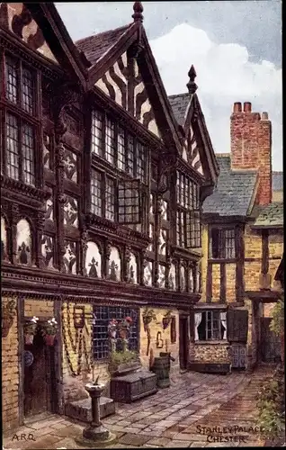 Künstler Ak Chester Cheshire England, Stanley Palace