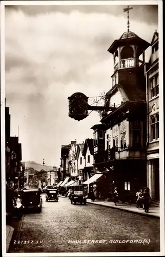 Ak Guildford Surrey England, High Street