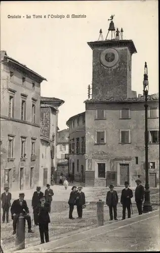 Ak Orvieto Umbria, La Torre e l'Orologio di Maurizio