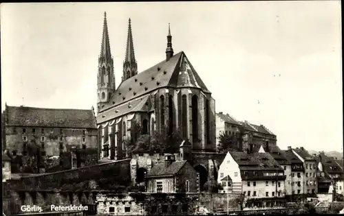 Ak Görlitz in der Lausitz, Peterskirche