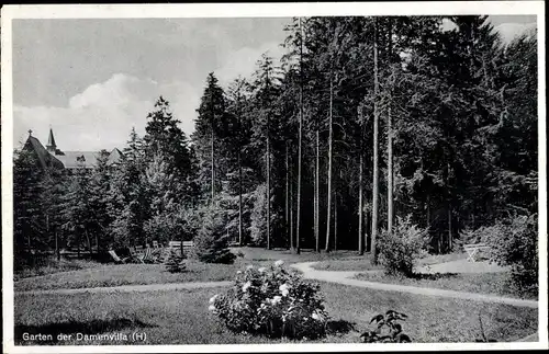 Ak Lüttringhausen Remscheid im Bergischen Land, Garten der Damenvilla, Stiftung Tannenhof