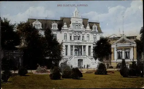 Ak Bad Oldesloe in Schleswig Holstein, Kurhaus, Garten