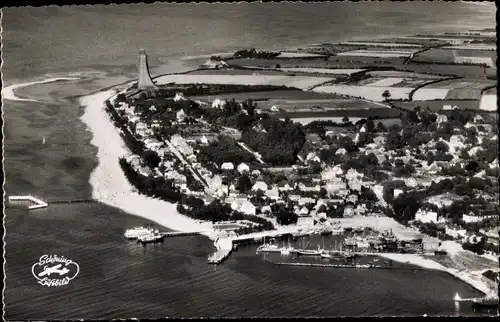 Ak Ostseebad Laboe, Luftaufnahme