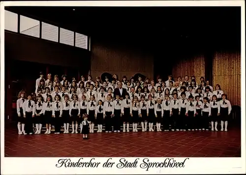 Ak Sprockhövel im Ruhrgebiet, Kinderchor der Stadt, Gruppenbild