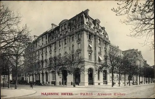 Ak Paris XVI. Arrondissement Passy, Majestic Hotel, Avenue Kleber