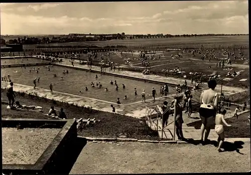 Ak Ronneburg in Thüringen, Freibad, Nichtschwimmerbecken